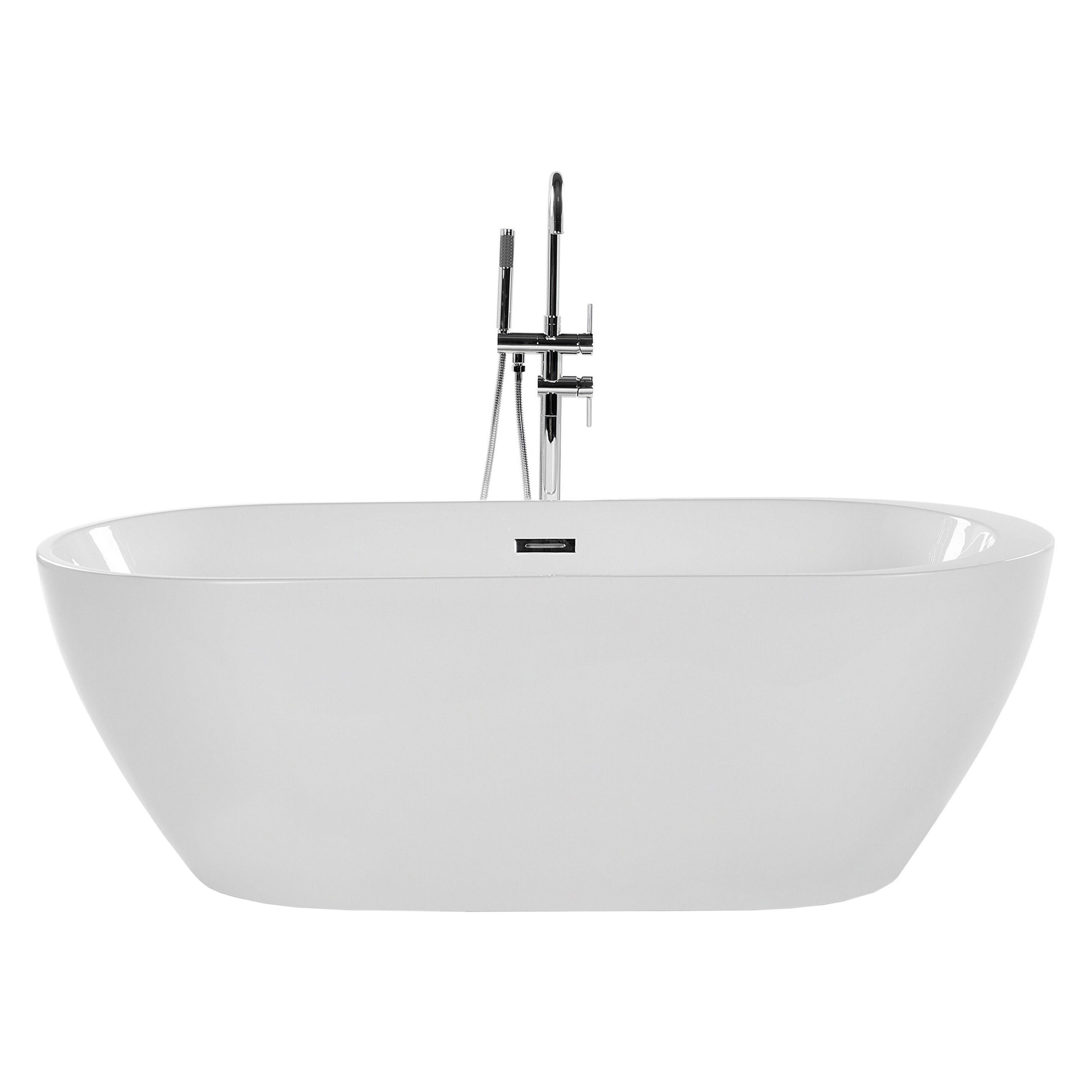 Kylpyamme vapaasti seisova NEVIS 150 x 75 cm Valkoinen