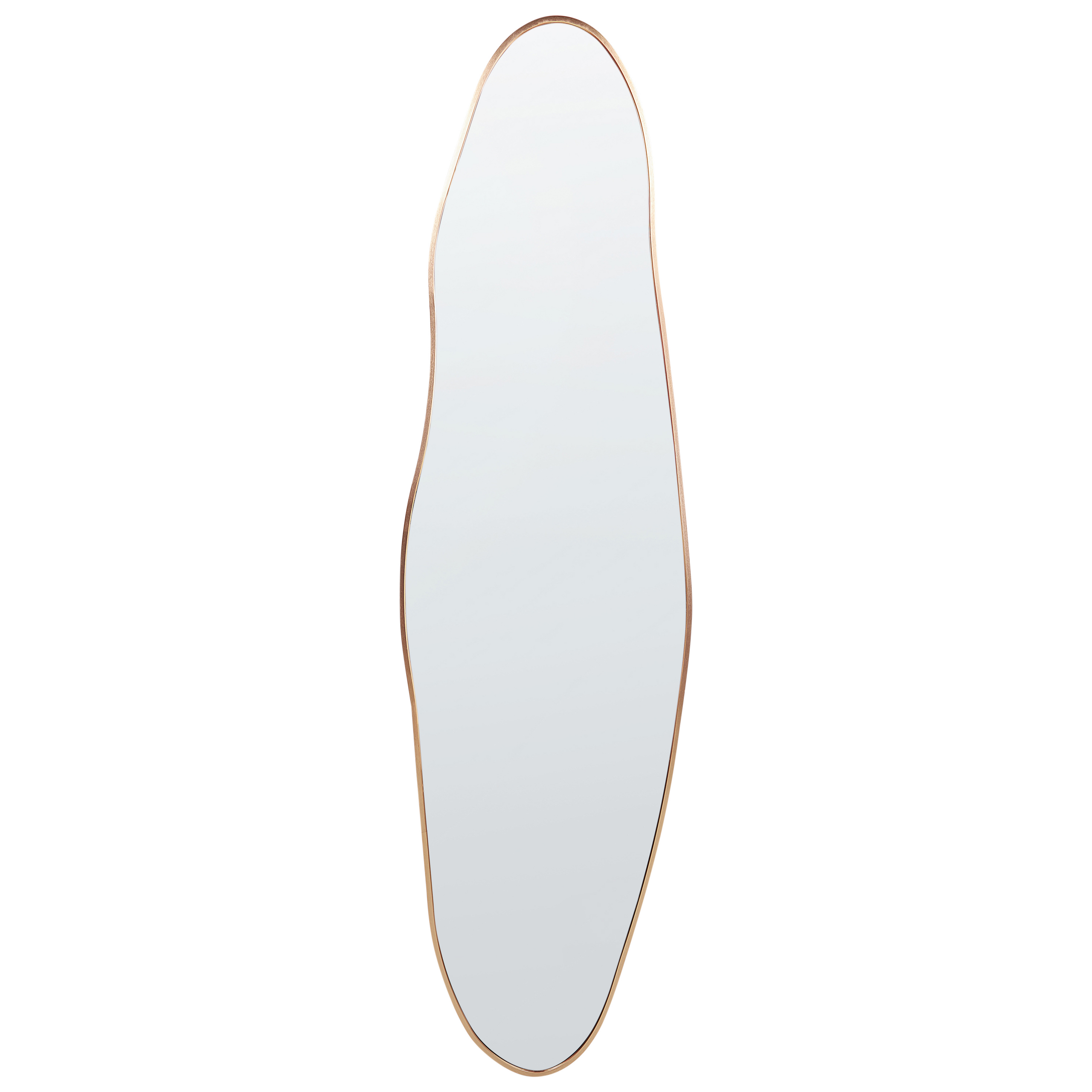 Seinäpeili SALINS 47 cm 160 cm Metalli Kulta