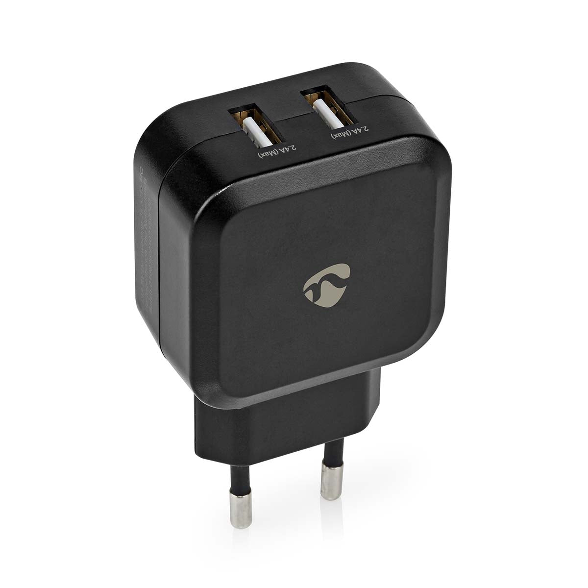 24W USB-A seinälaturi kahdella portilla pikalataukseen