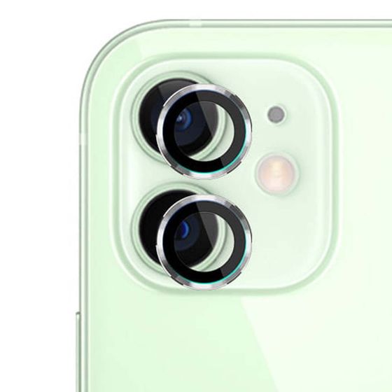 Kameran Linssin Suoja iPhone 11 / 12 / 12 mini Karkaistua Lasia 9H