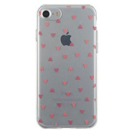 Kuori iPhone SE 2020/8/7 Puolijäykkä Pienet Sydämet