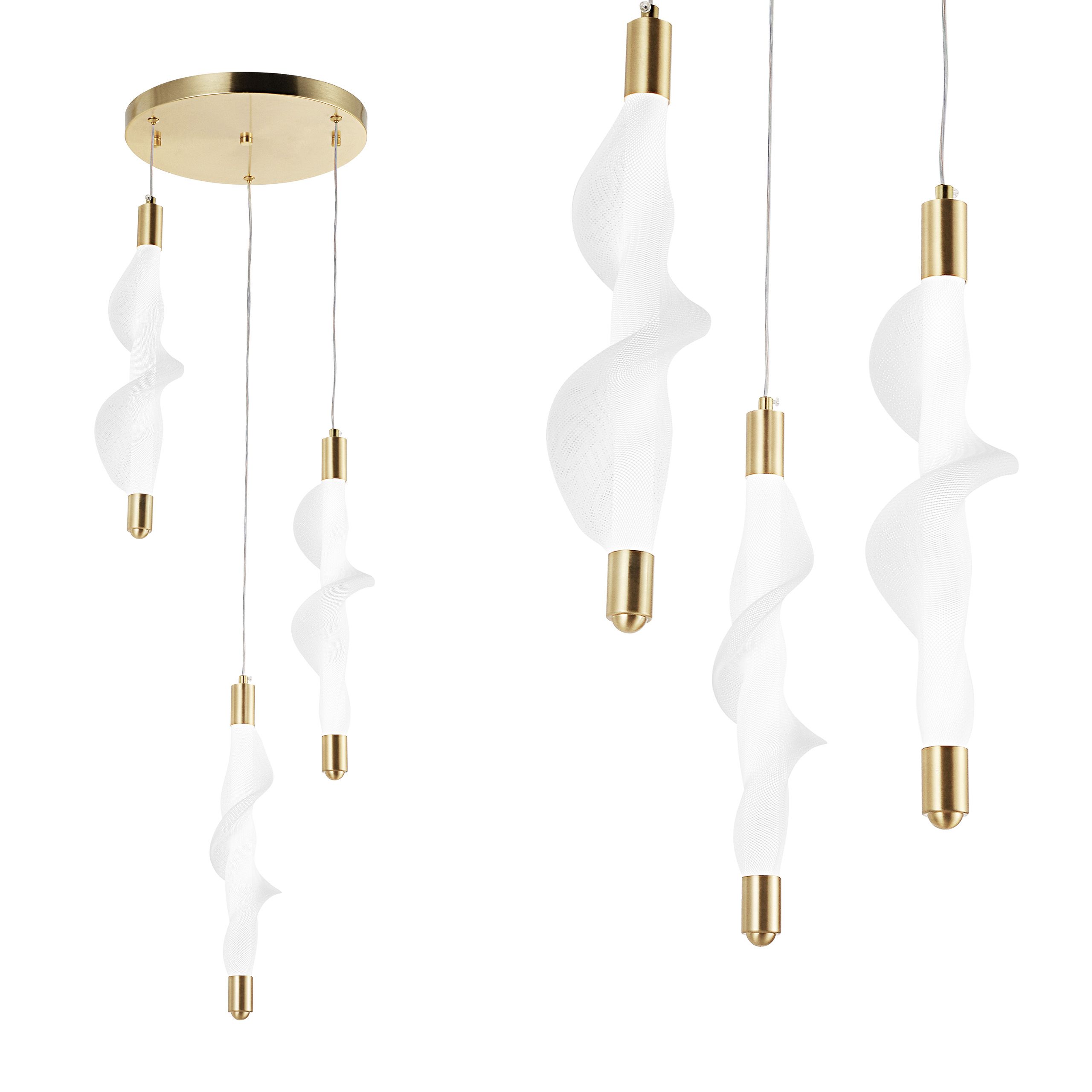 TOOLIGHT riippuva kattovalaisin LED G009-3CPR valkokulta