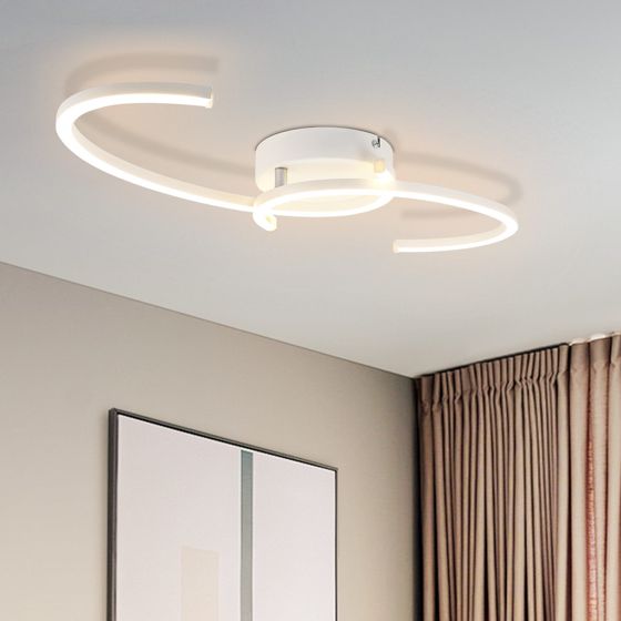 NETTLIFE LED - kattovalaisin olohuoneeseen, 24 W, moderni kattovalaisin eteiseen, keittiöön, 3000 K