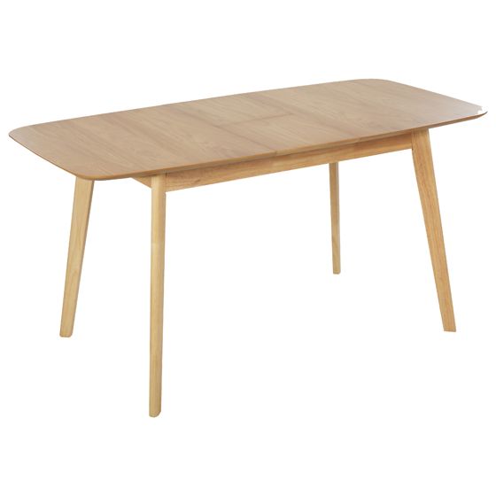 Jatkettava ruokapöytä MADOX Vaalea tammiviilu 120/150 cm 75 cm