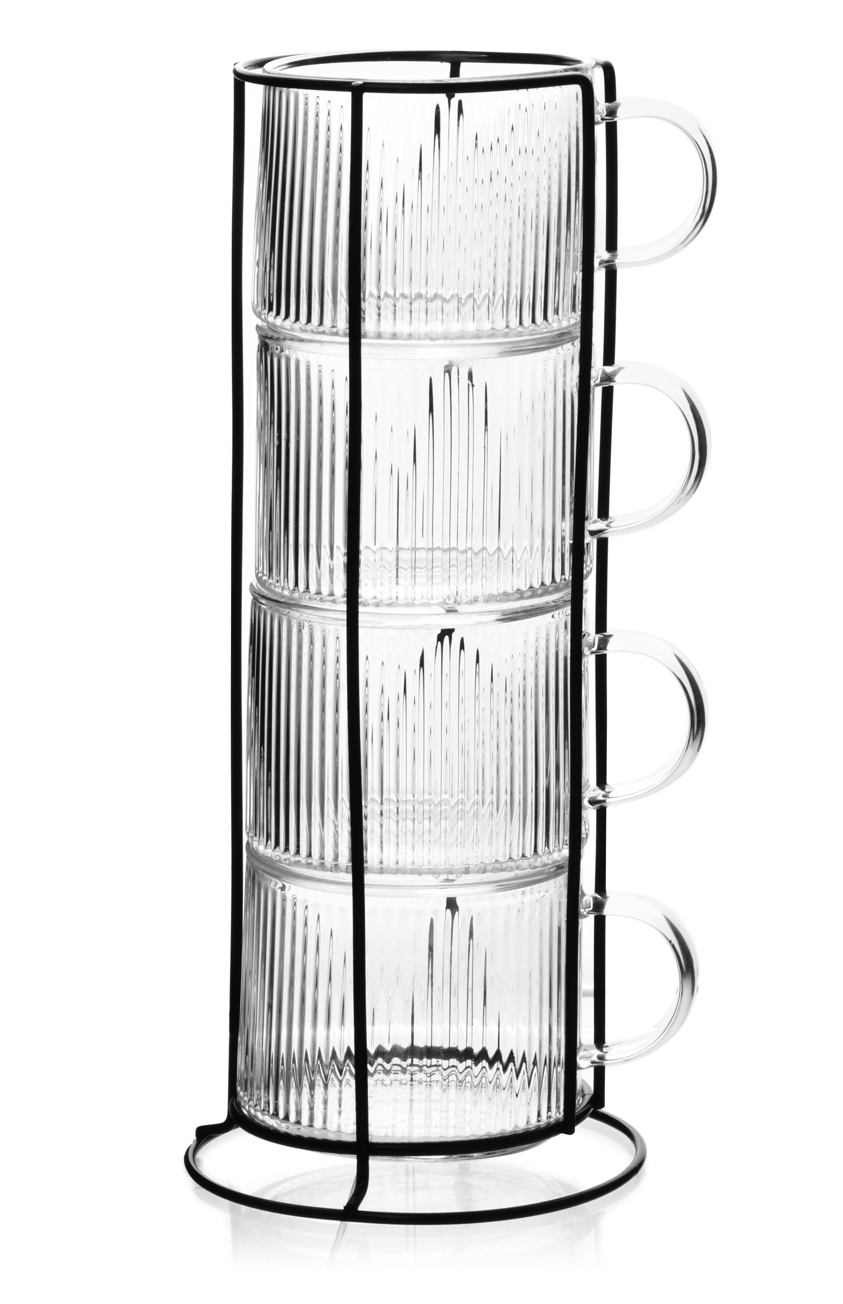 Kahvikupit borosilikaattilasi PETER PETER 350ml läpinäkyvä 4kpl