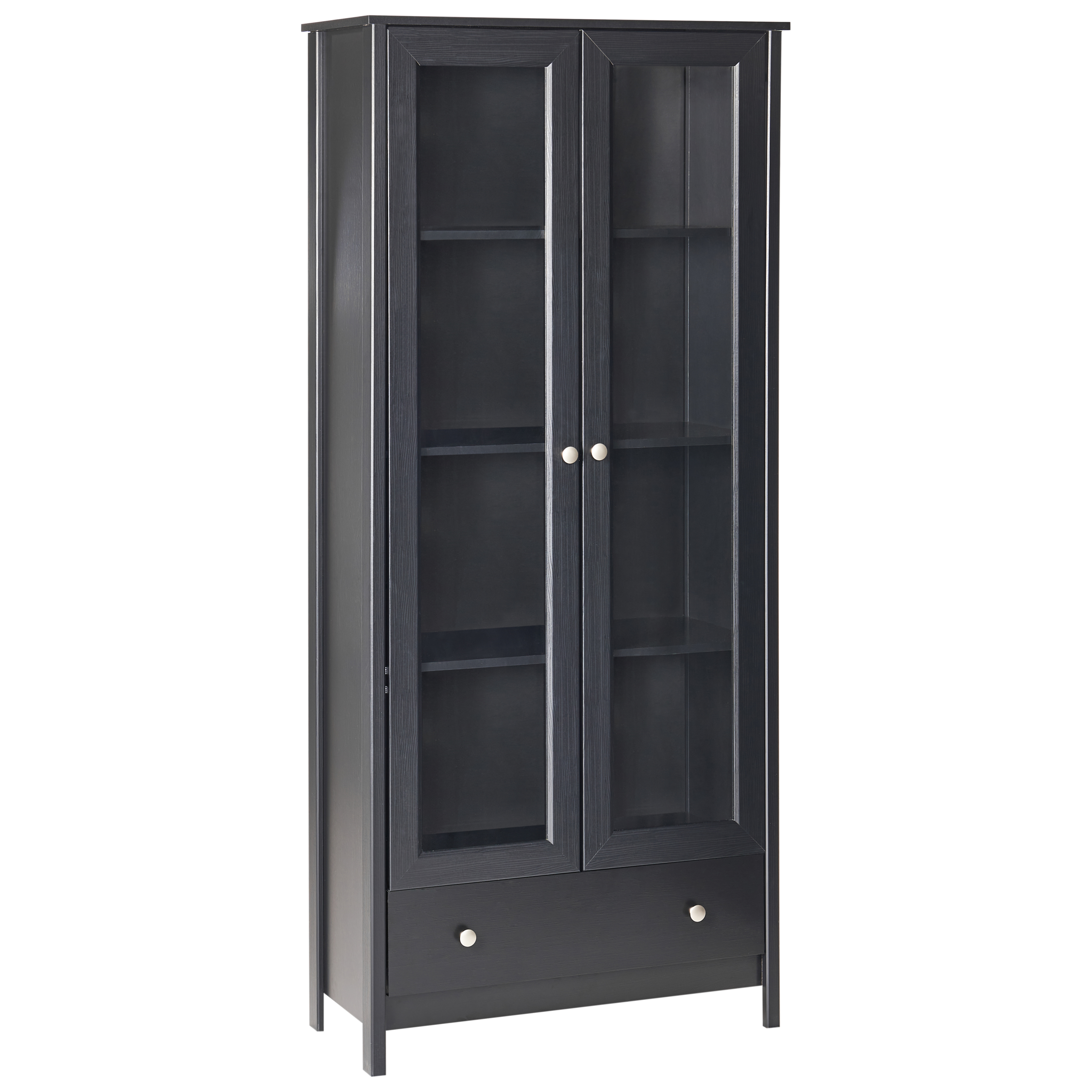 Lasivitriini NORNALUP 80 cm Musta