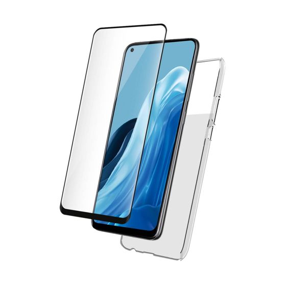 Suojakuori + Lasi Paketti Oppo Reno 8 Litelle