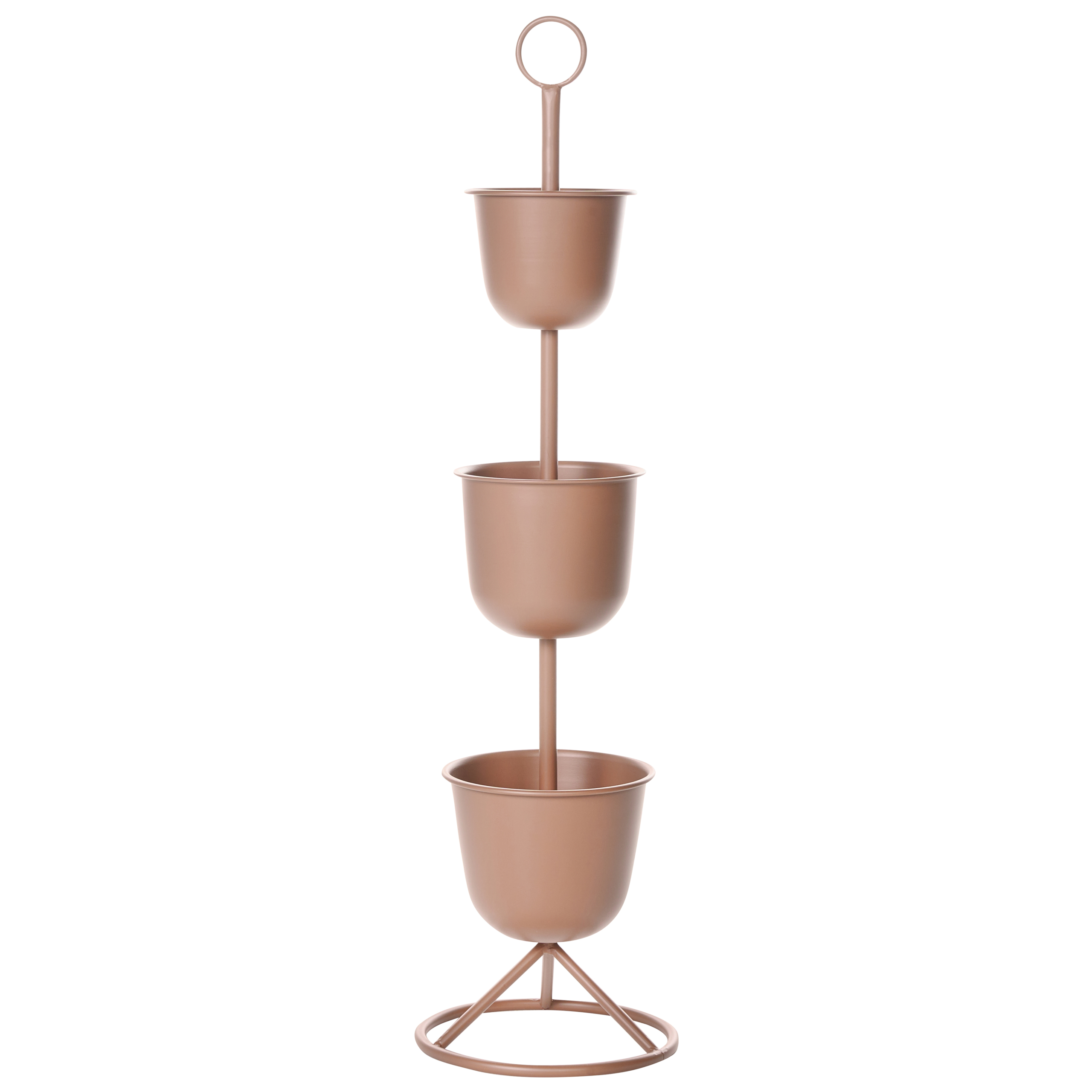 Kukkateline RENGE 28 cm Metalli Ruskea