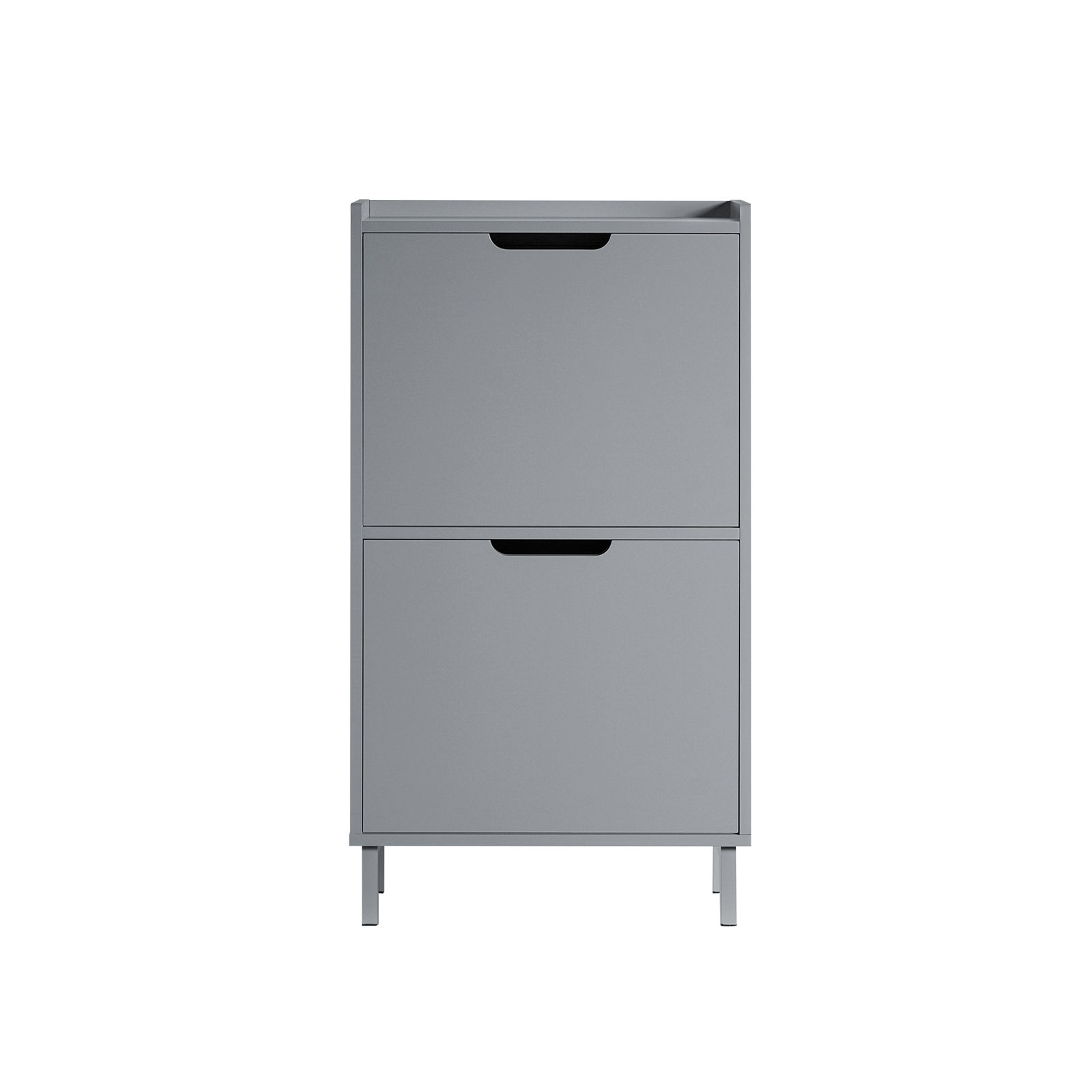 SoBuy Kenkäkaappi FSR151-HG 2-osainen säilytyshylly, harmaa