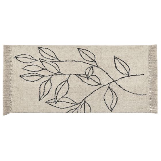 Matto SAZLI Beige 80 x 150 cm puuvilla