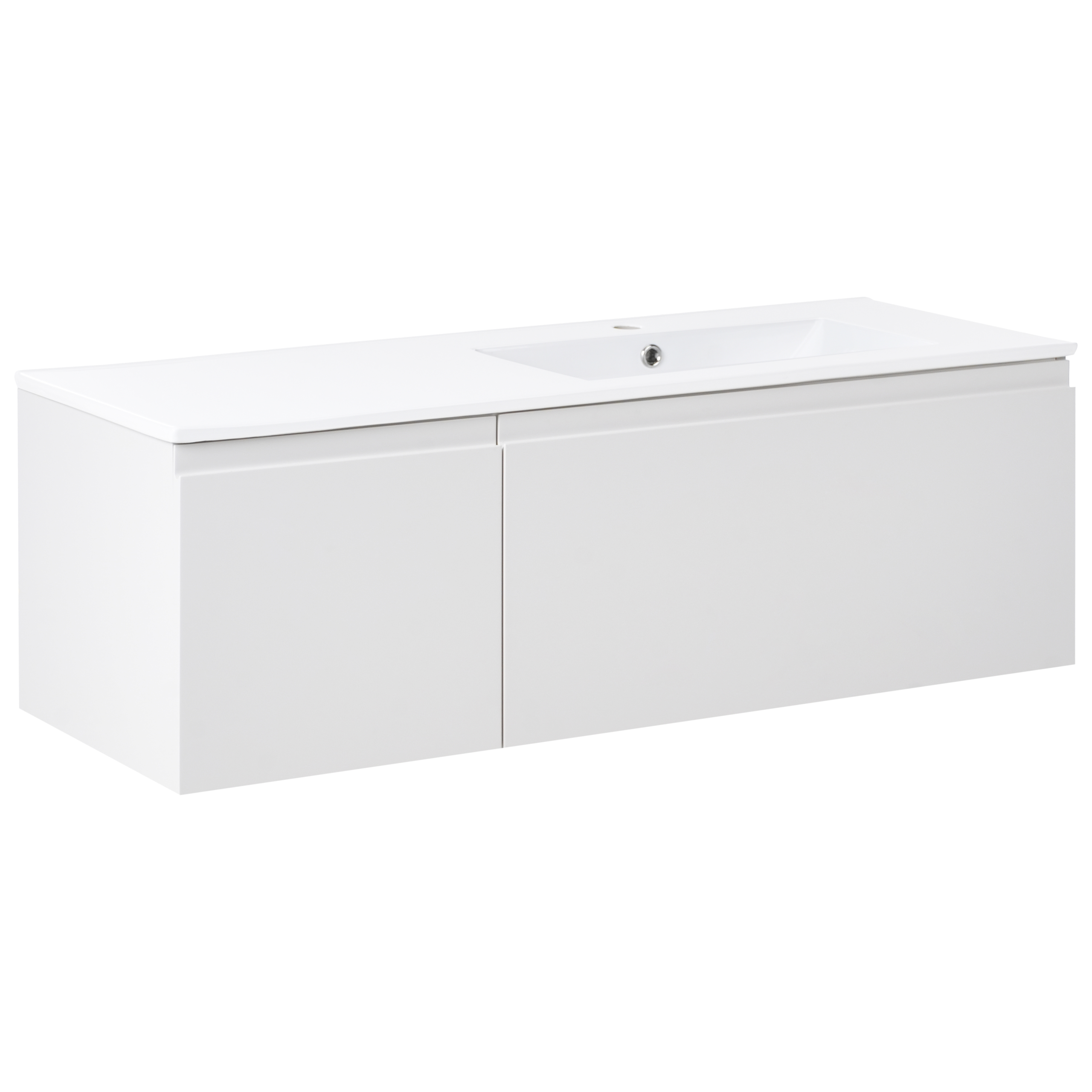 Seinäallaskaappi pesualtaalla COROICO 120 cm Valkoinen