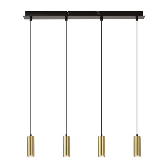 NETTLIFE riippuvalaisin GU10Kulta musta, halkaisija 170 cm metalli, 4 lamppua - moderni