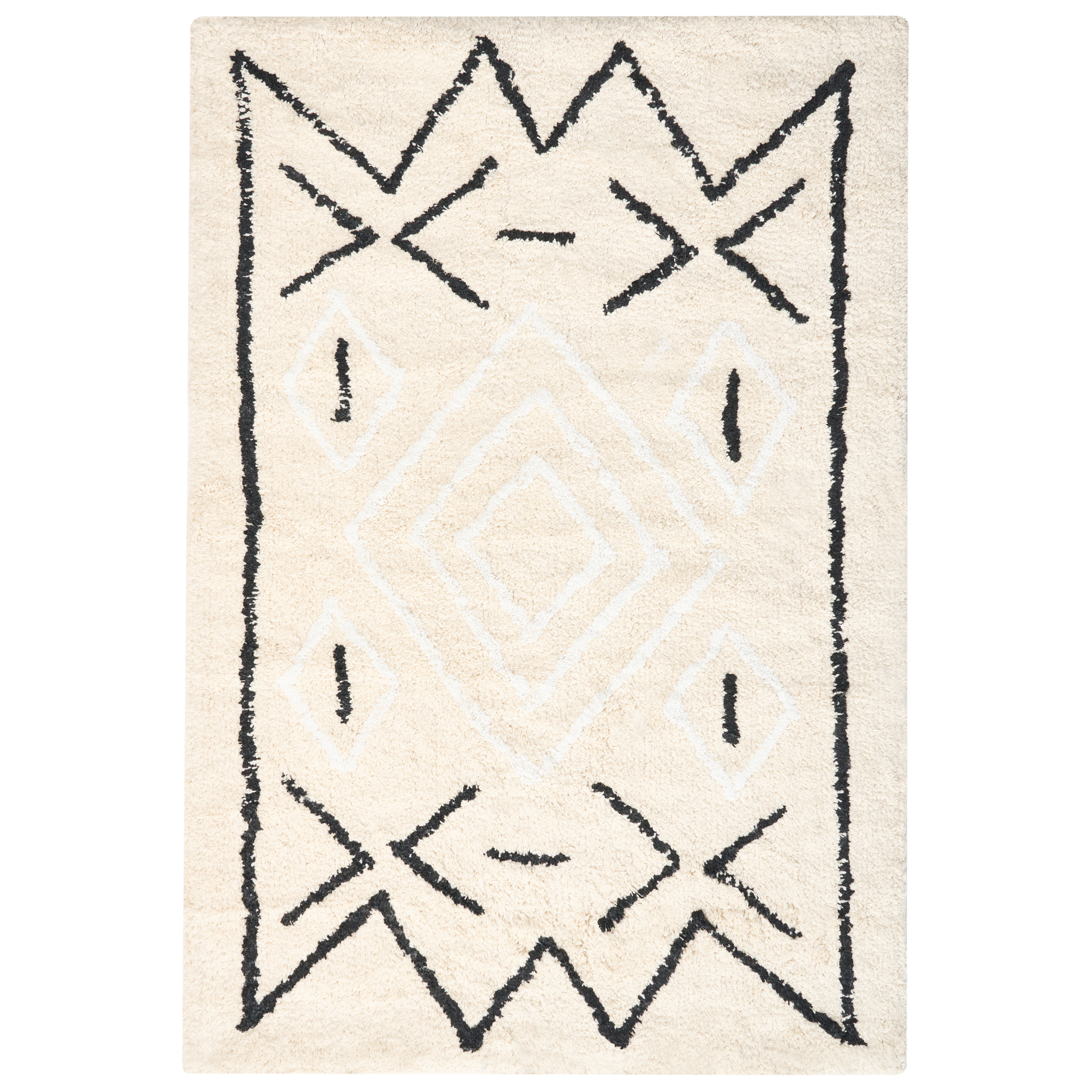 Kylpyhuonematto UNTLA Vaaleanbeige 60 x 90 cm puuvilla