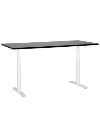 Sähkösäädettävä työpöytä DESTINAS Musta/valkoinen 180 cm 80 cm