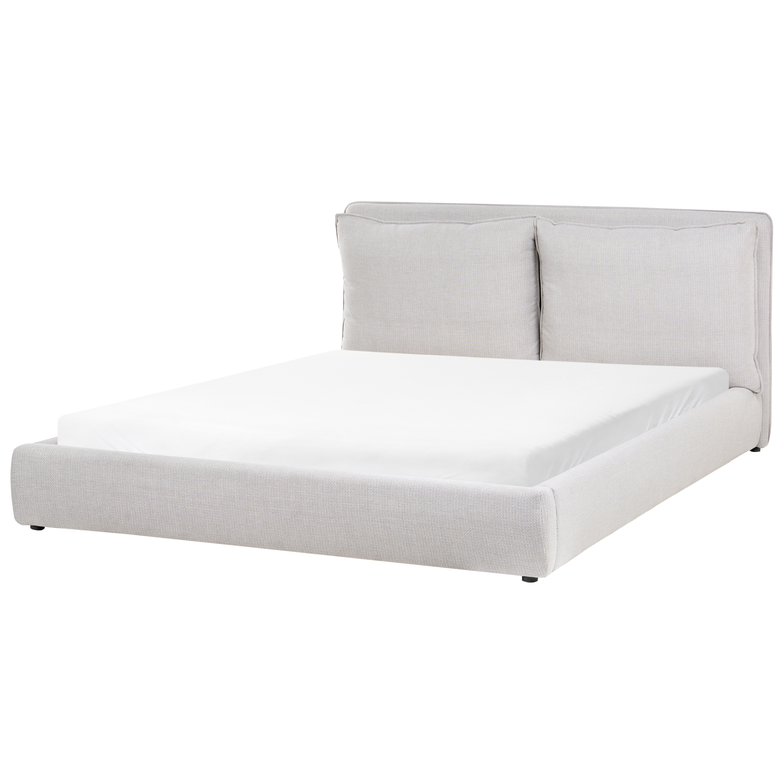 Sänky kangas BAJONNA 180 x 200 cm Vaaleanharmaa