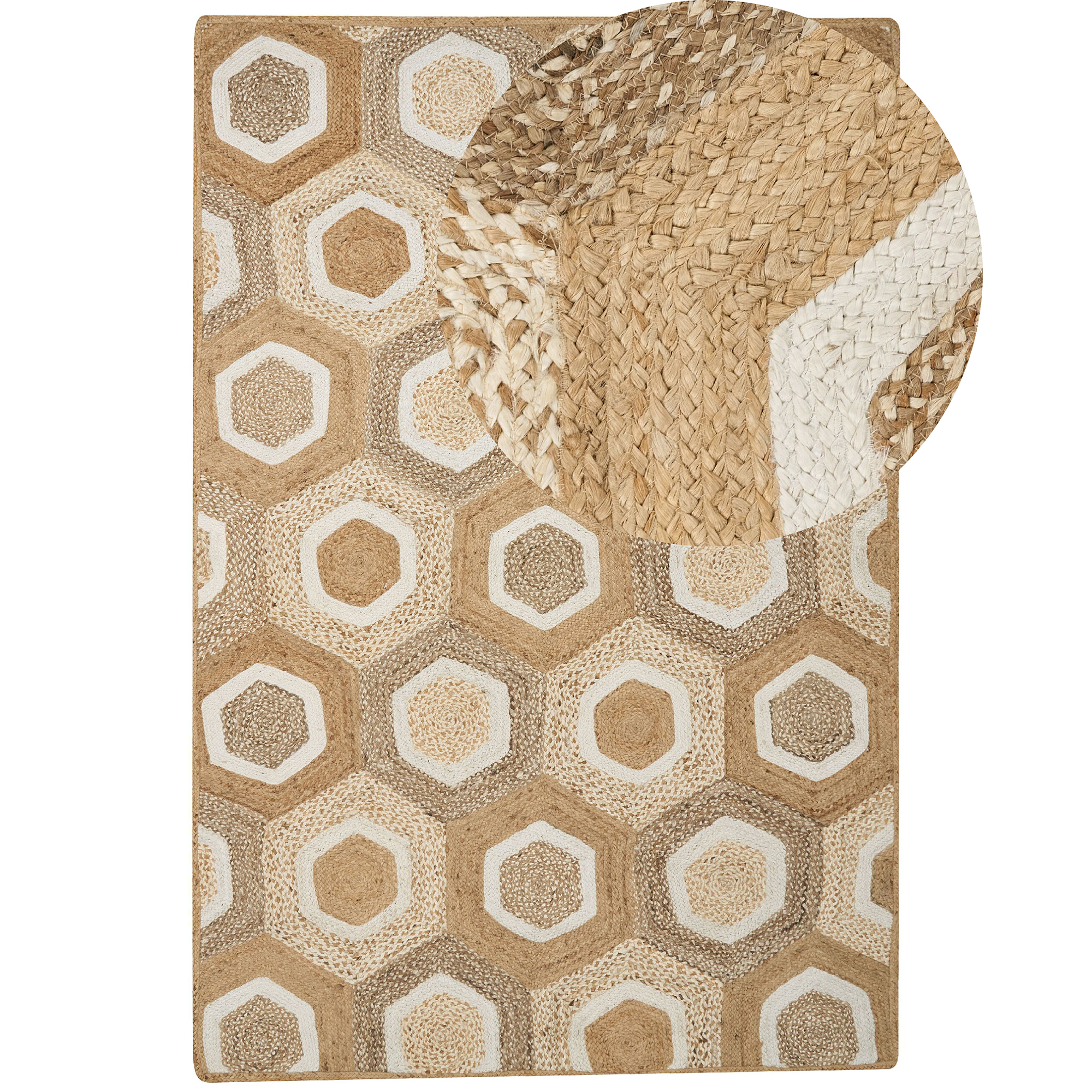 Matto BASOREN Beige 200 x 300 cm juutti