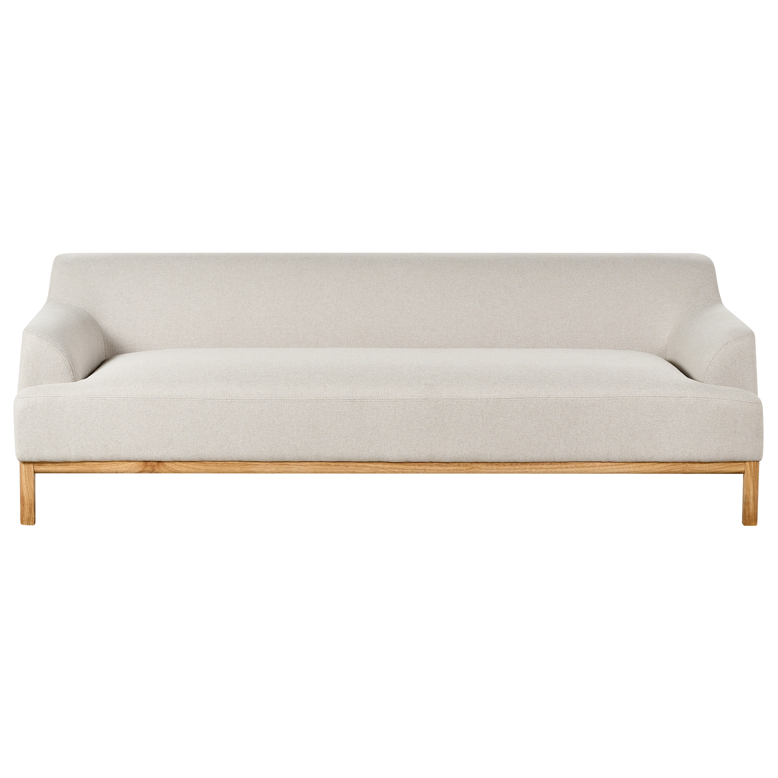 Sohva SOSJO kangas Vaaleanbeige 3-istuttava