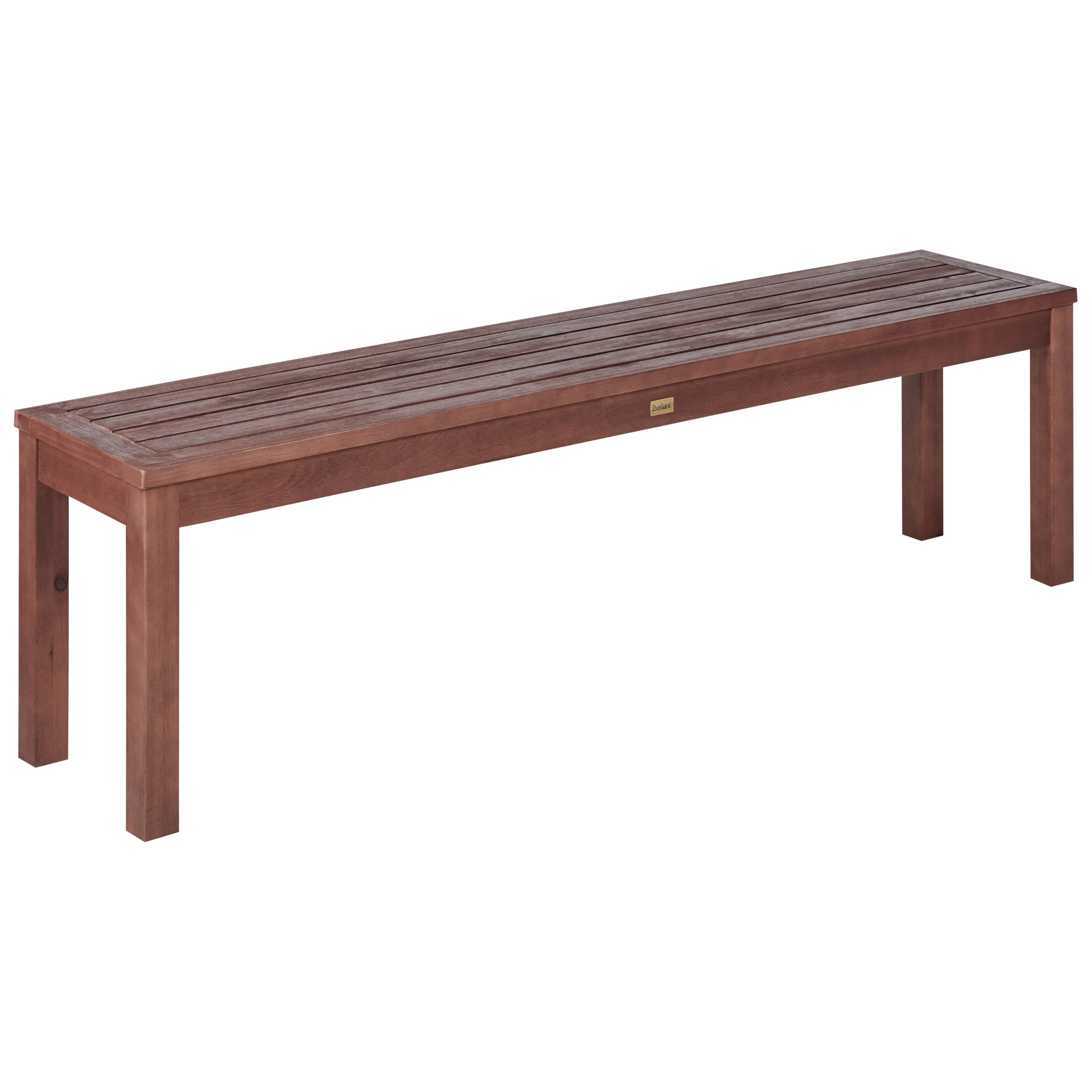 Puutarhapenkki TUSCANIA 160 cm Eukalyptuspuu Tummanruskea
