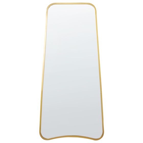 Seinäpeili LEVET 58 cm 122 cm metalli Kulta