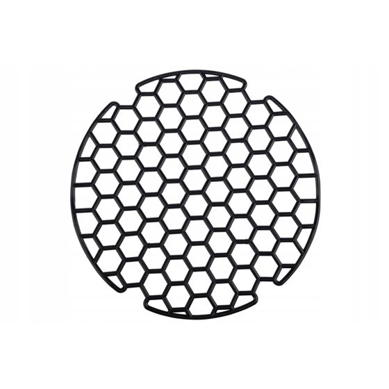 Pehmeä pyöreä pesuallasritilä, musta, 31,5 cm