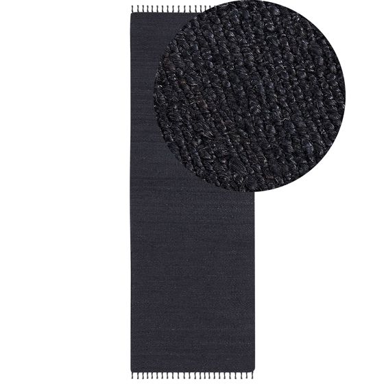 Matto SINANKOY Musta 80 x 300 cm juutti