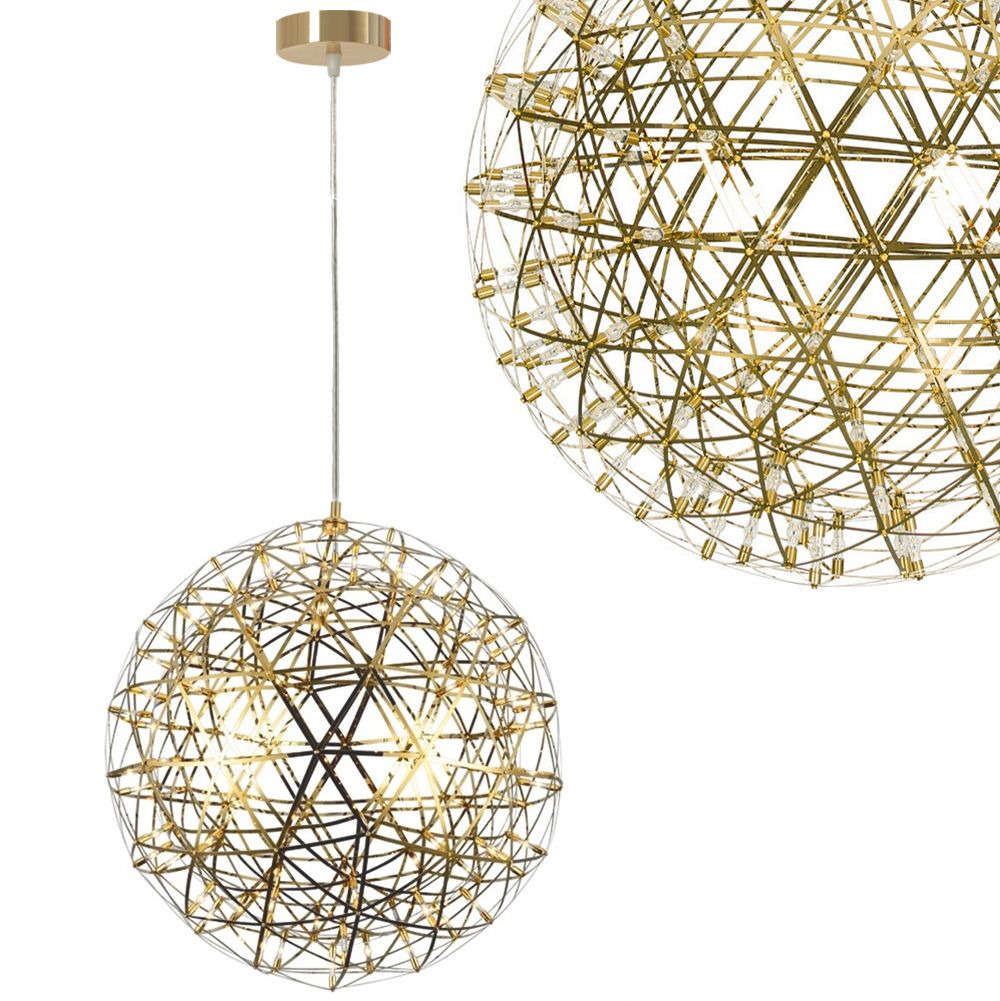 TOOLIGHT riippuvalaisin LED APP1505-CP kulta, 58X58X58CM