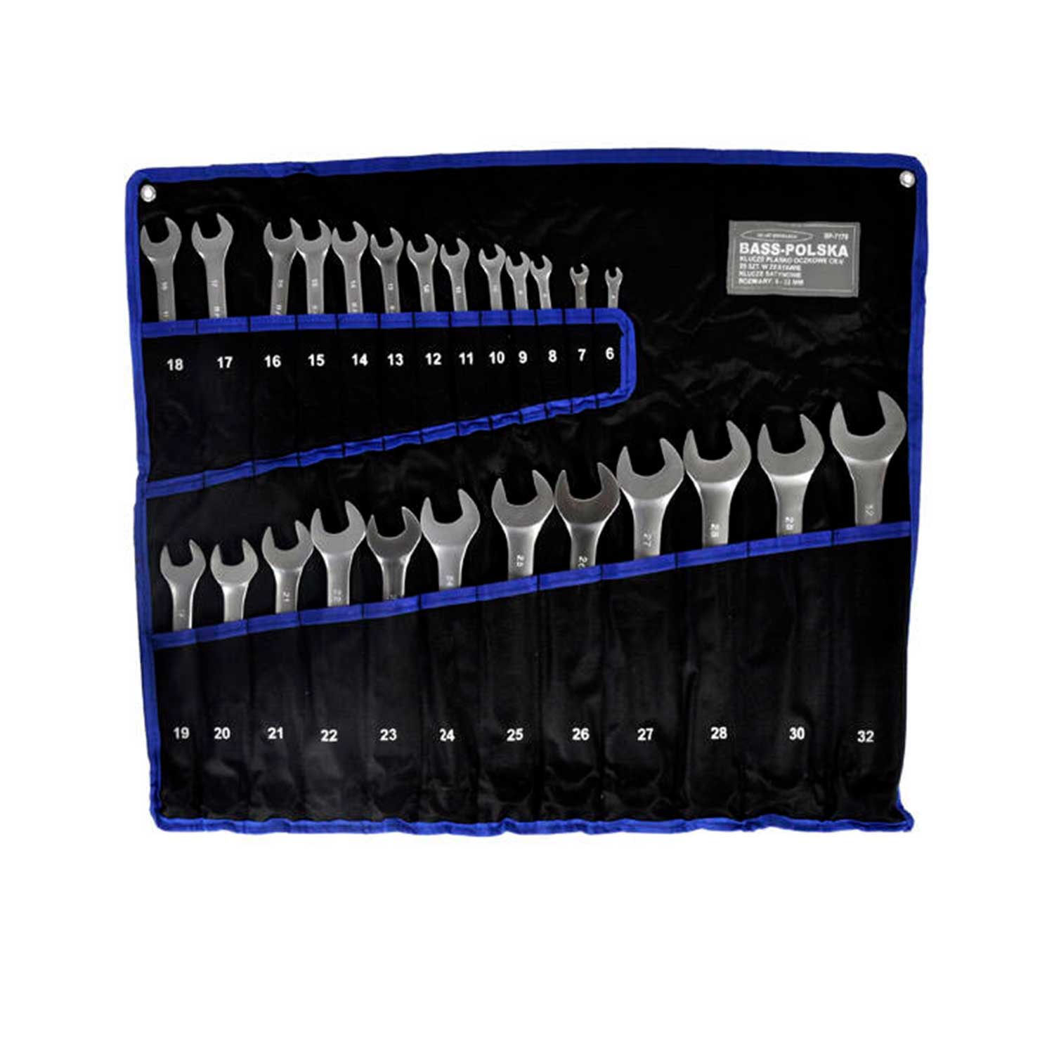 Kiintoavainsarja 6–32 mm, 25 kpl.