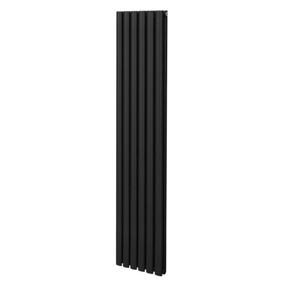 Soikea pylväspatteri – 1800 mm x 360 mm – Musta
