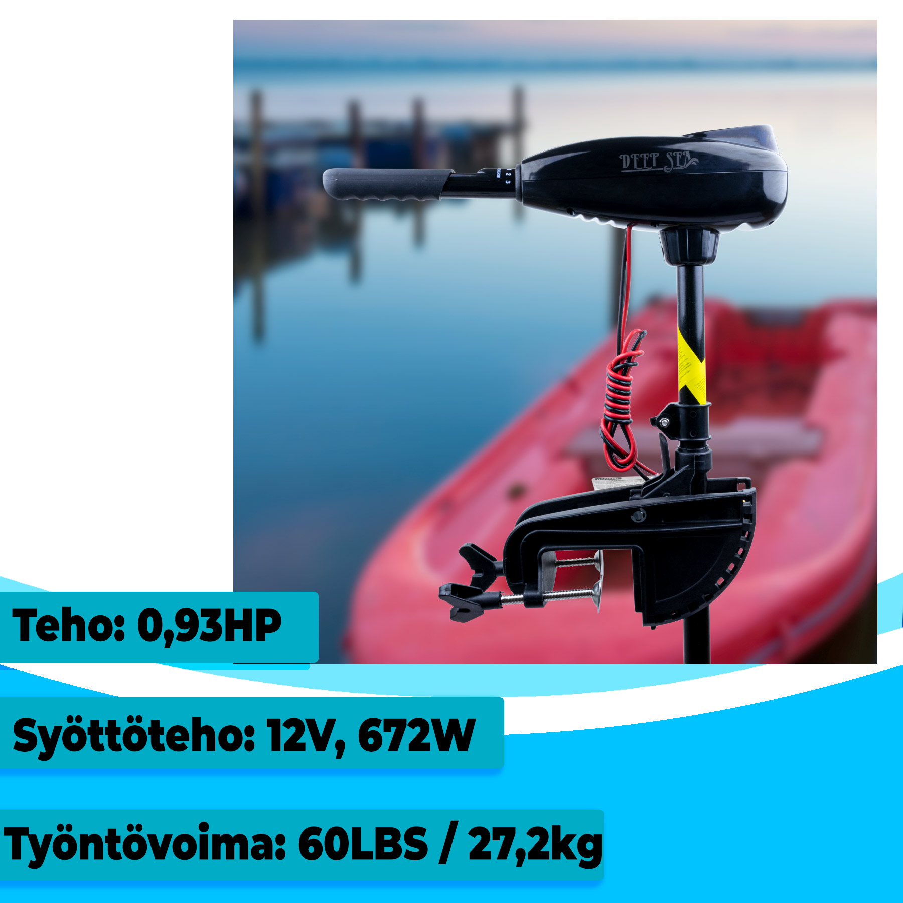 Deep Sea Sähköperämoottori 60LBS