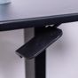 Lykke säädettävä pöytä L100, 60 x 52cm, musta