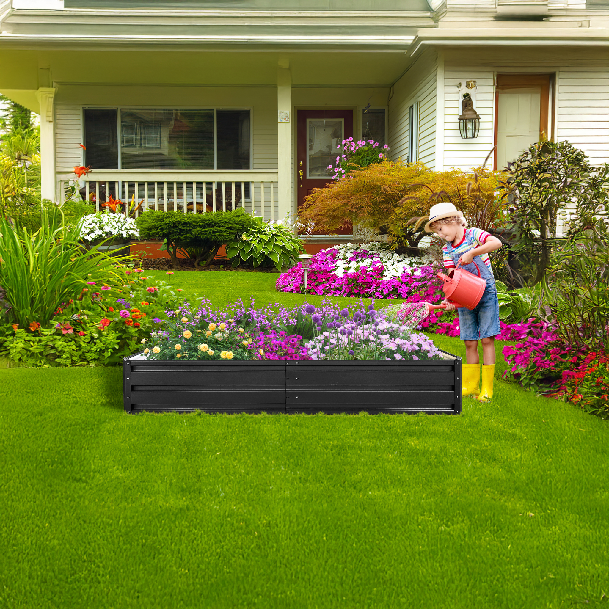 Lykke Lavakaulus 240x120x56cm, musta