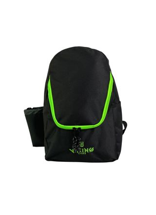 Viking Discs Rucksack Light frisbeegolfreppu, musta/lime