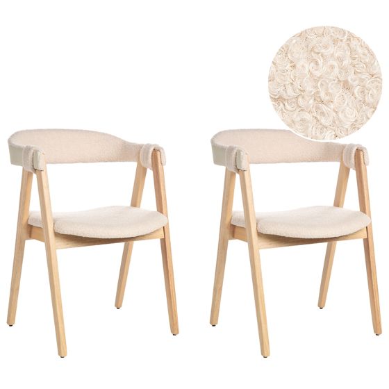 Ruokatuolisetti 2 kpl DAY buklee Vaaleanruskea/beige