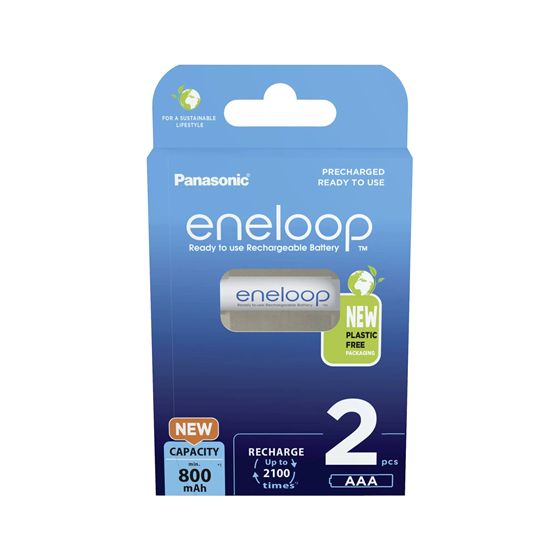 Panasonic | AAA | 800 mAh | 2 kpl | ENELOOP BK-4MCDE/2BE