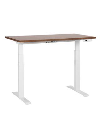 Sähkösäädettävä työpöytä DESTINES Ruskea/valkoinen 120 cm 72 cm