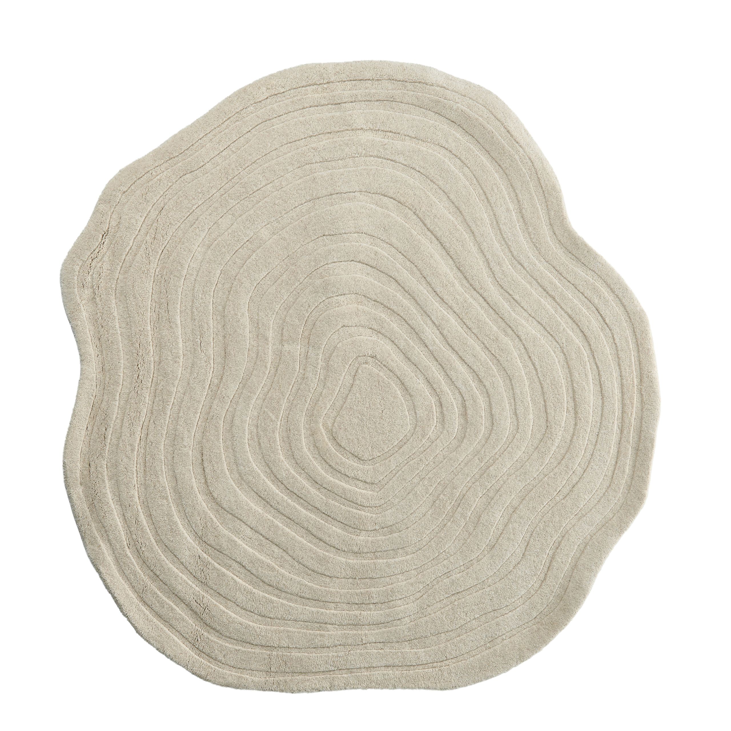 Matto ANKARAE Beige ø 200 cm Villa