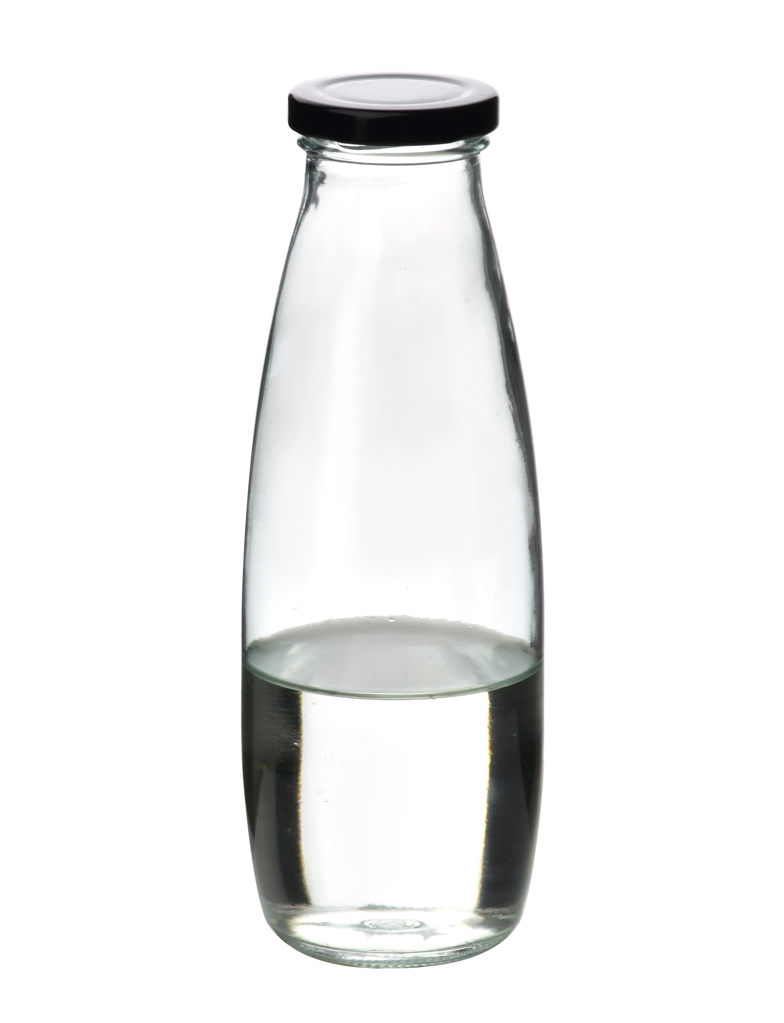 Lasipullo HOLLIE CLEAR 500 ml metallikorkilla kirkas