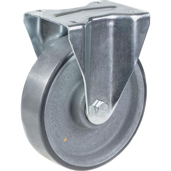 160 mm:n kiinteä pyörä, jossa on harmaa sähköä johtava termoplastinen polyuretaani.