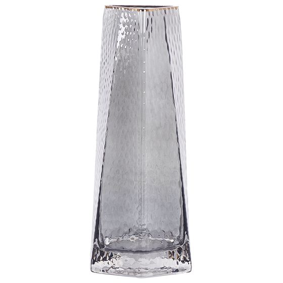 Kukkamaljakko LILAIA lasi 27 cm Harmaa
