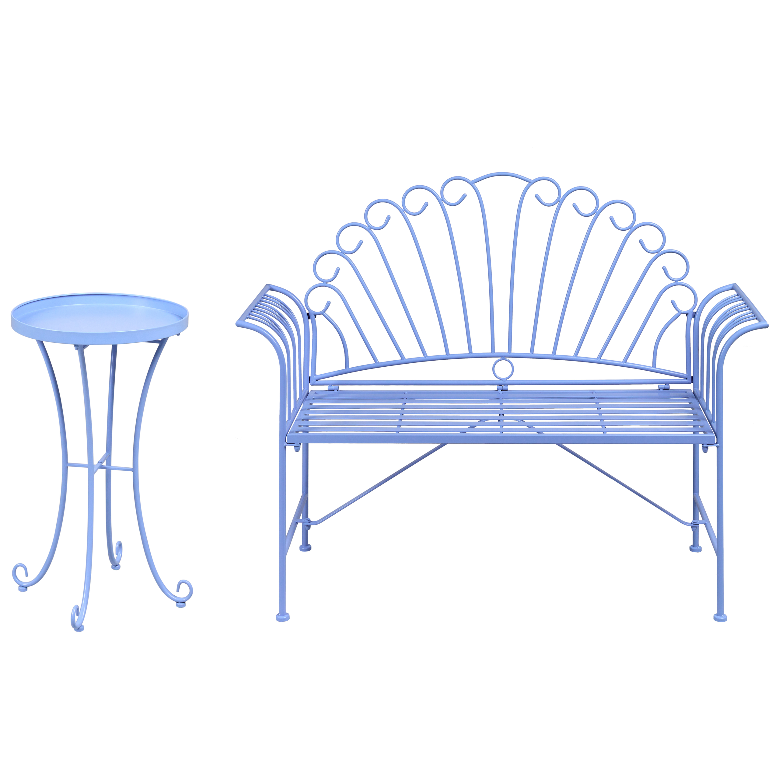 Bistrosetti CAVINIA metalli Vaaleansininen