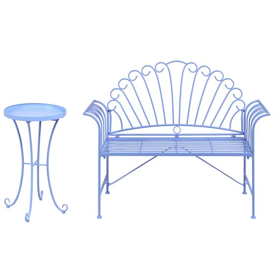 Bistrosetti CAVINIA metalli Vaaleansininen