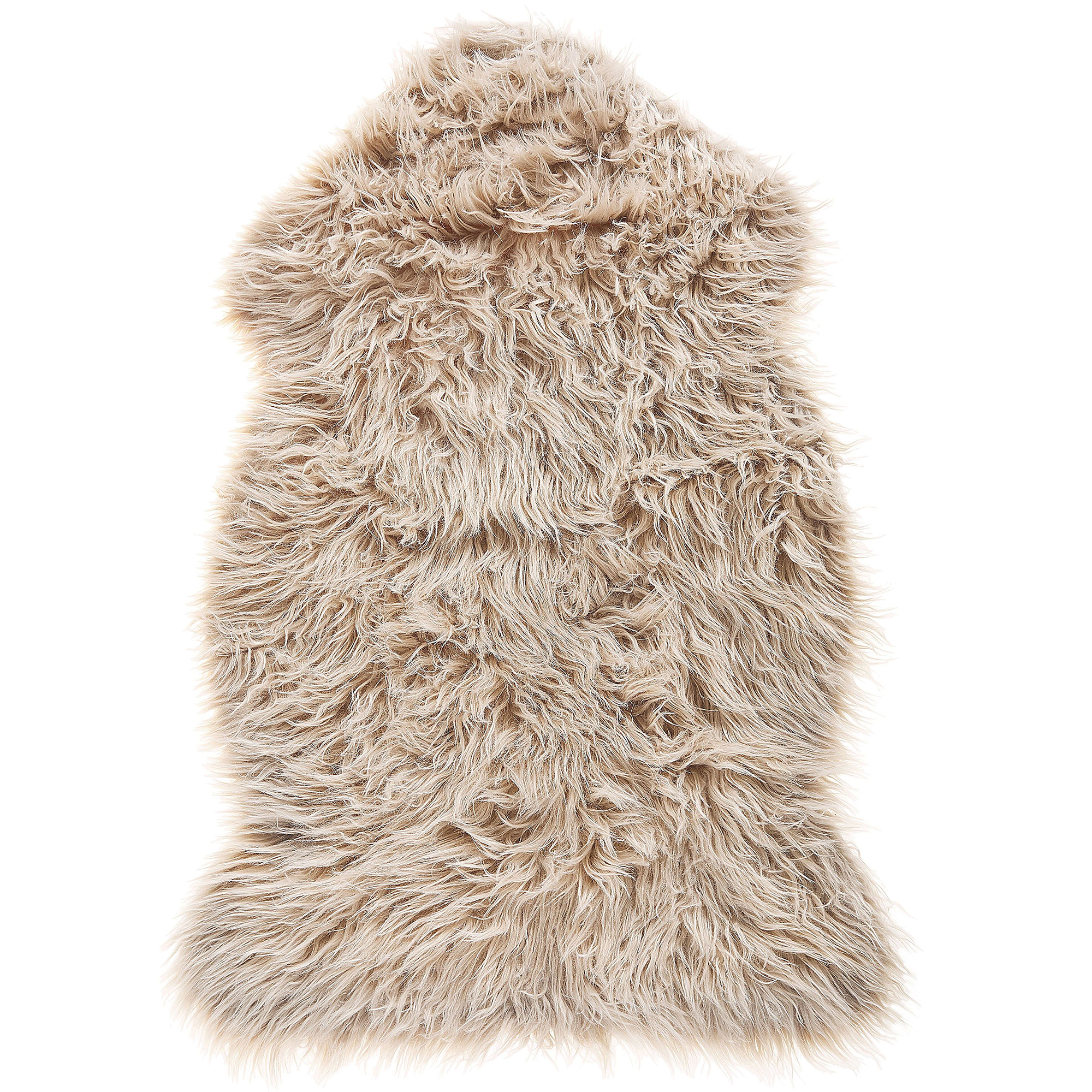 Tekoturkismatto MUNGO Beige 63 x 95 cm