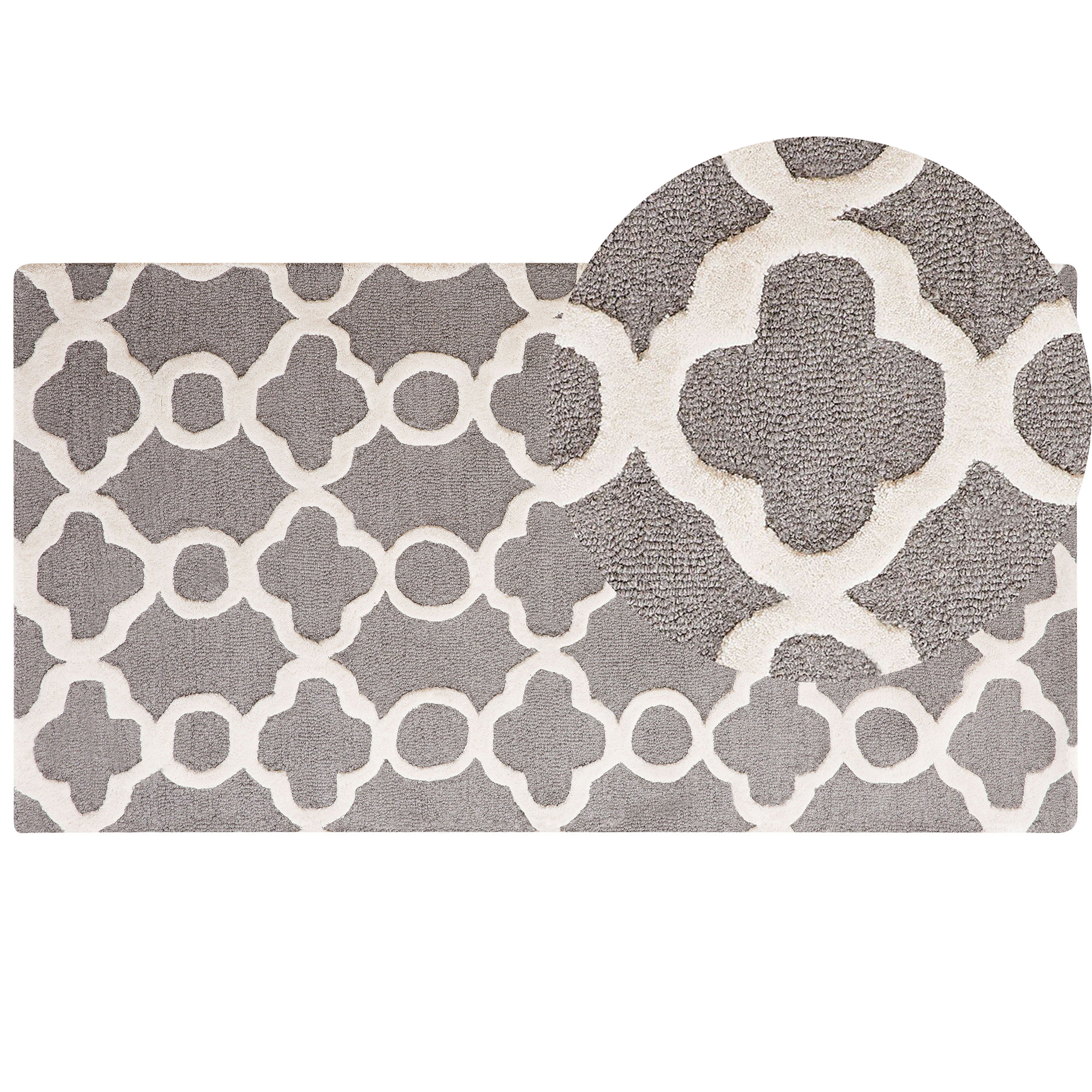 Matto ZILE Harmaa 80 x 150 cm Villa