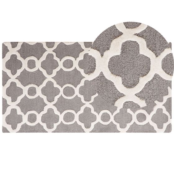 Matto ZILE Harmaa 80 x 150 cm Villa