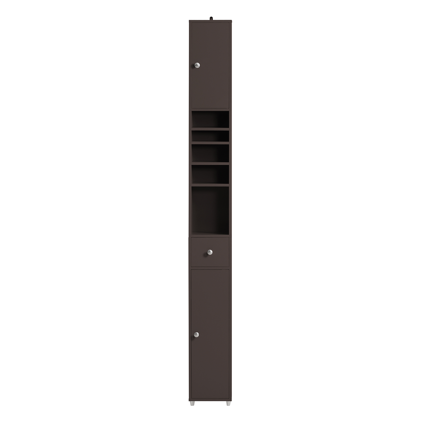 SoBuy Kylpyhuonekaappi BZR34-BR - ekologinen mdf, tilaa säästävä