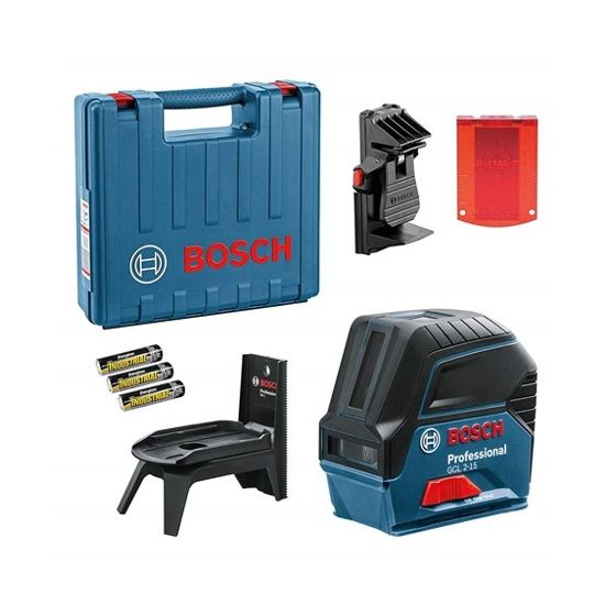 Bosch GCL 2-15 Professional -Yhdistelmälaser + RM 1 + BM 3 + Laukku