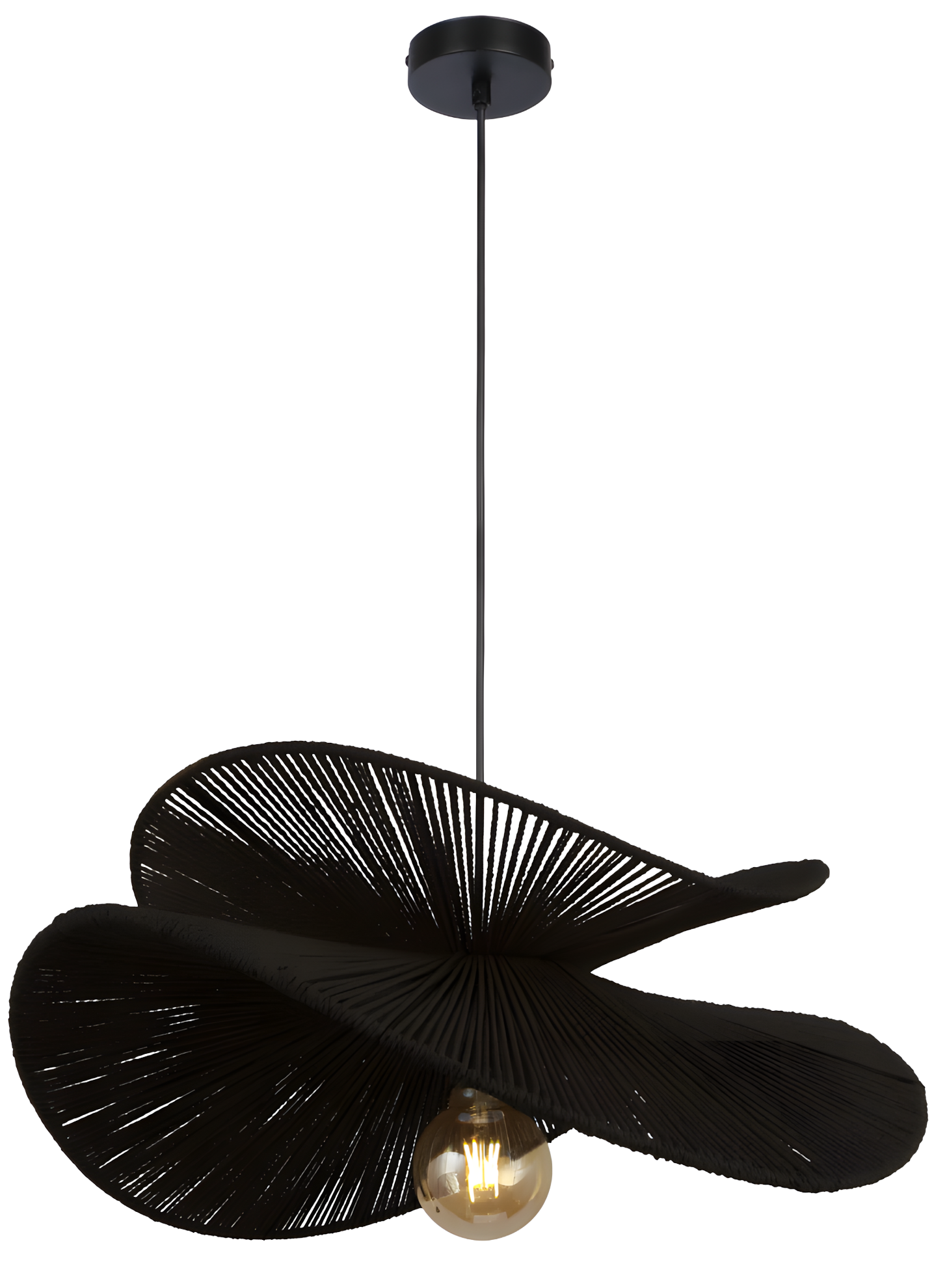 TOOLIGHT riippuva kattovalaisin APP1833-1CP musta, 61x61x26,5cm