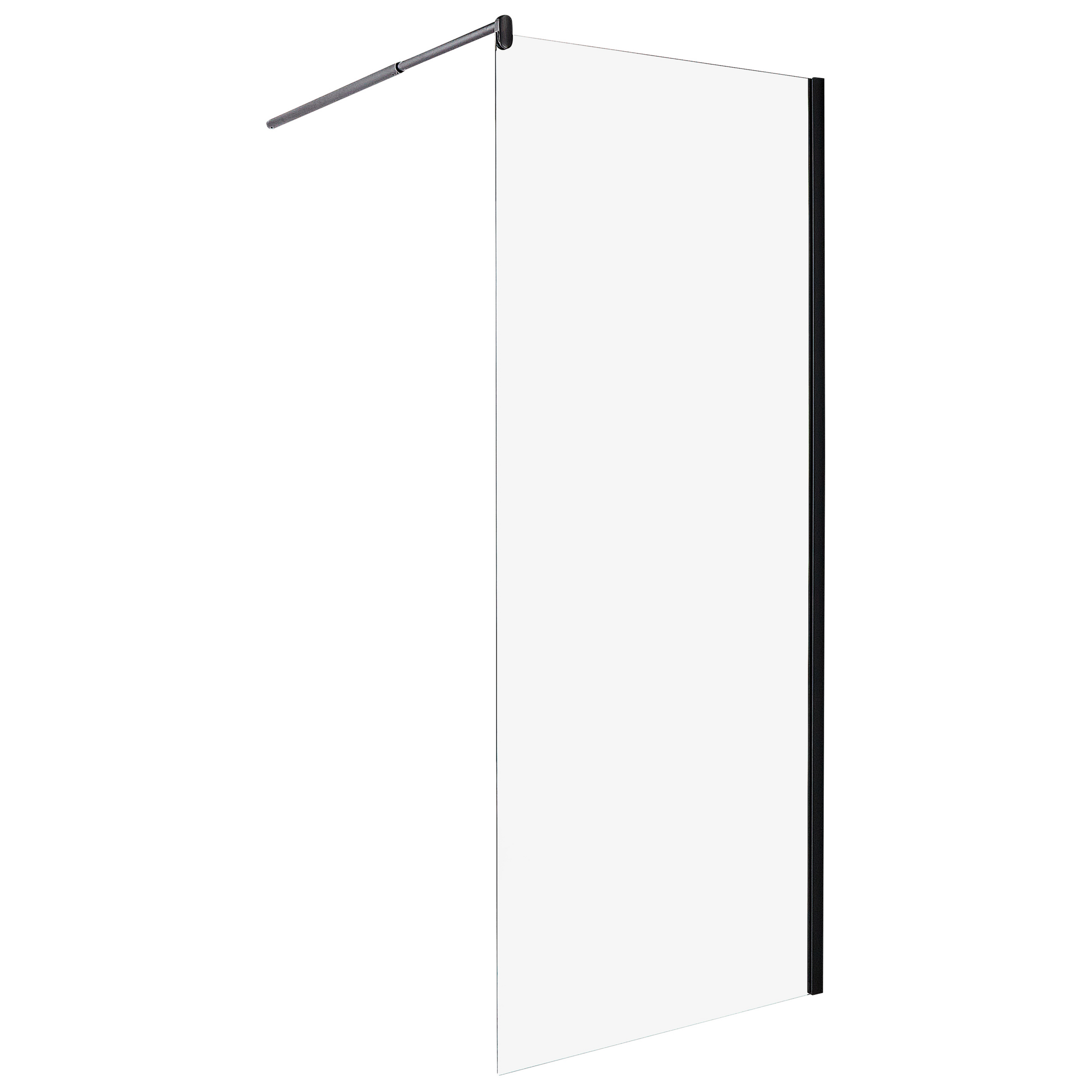 Suihkuseinä AHAUS 80 x 190 cm Musta
