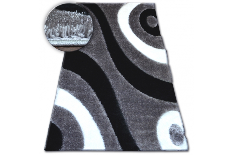 Matto Shaggy SPACE 3D B314 harmaa 80x150 cm