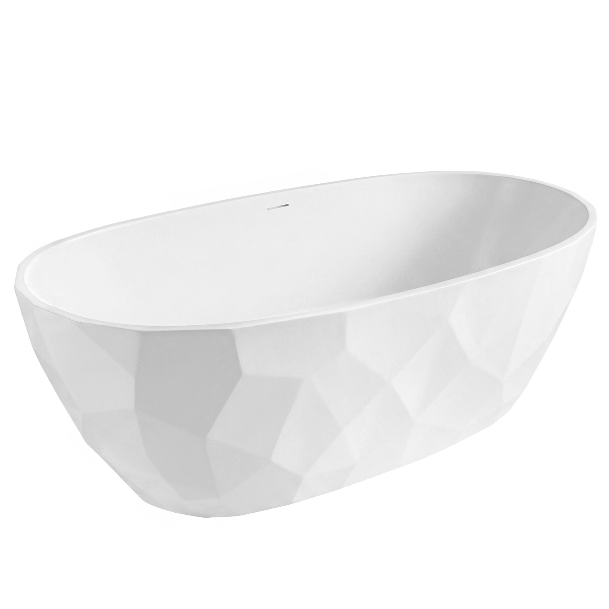 REA kulma-amme Celia 170, Valkoinen, 168,5x82,5x60cm